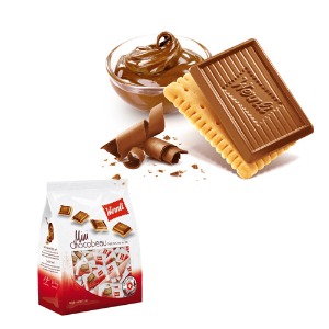 스위스 밀크 초콜릿 + 고소한 버터 비스켓~! - 베르니 쁘띠 초코 뵈르 - 미니 파우치 (개별 포장)