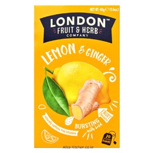 런던 프루츠 - 레몬 &amp; 진저 20티백 (감기 예방, 기관지에 좋아요)